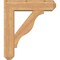 Ekena Millwork Funston Craftsman Smooth Bracket w/ Offset Brace, Western Red Cedar, 7 1/2"W x 28"D x 32"H BKT0806X28X32FST04SWR - alternate 2